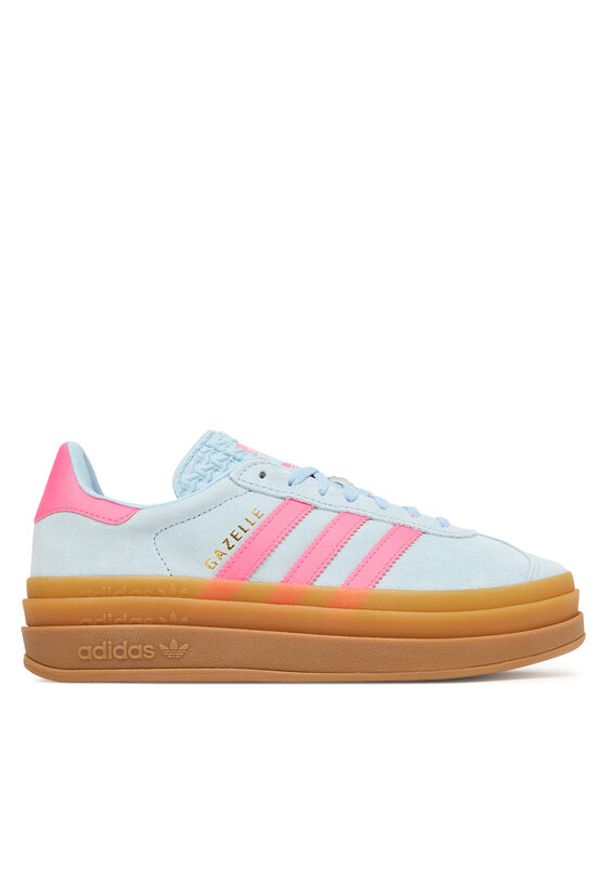 Adidas - adidas Sneakersy Gazelle Bold KI9837 Niebieski jasny. Kolor: niebieski. Materiał: skóra, zamsz. Model: Adidas Gazelle