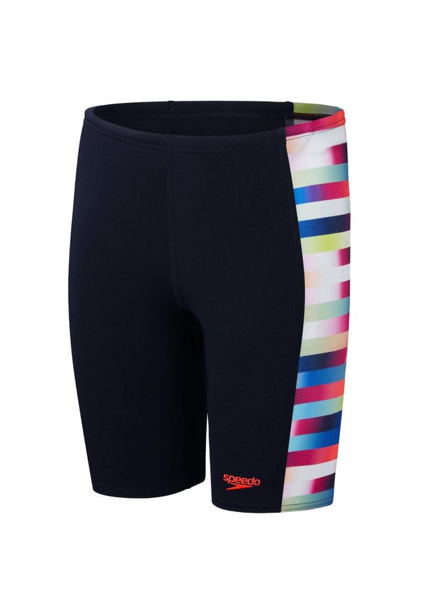 Kąpielówki chłopięce spodenki kąpielowe Speedo Digital Panel Jammer. Kolor: wielokolorowy, niebieski