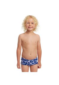 FUNKY TRUNKS - Kąpielówki spodenki na basen chłopięce Funky Trunks Beached. Kolor: niebieski #1