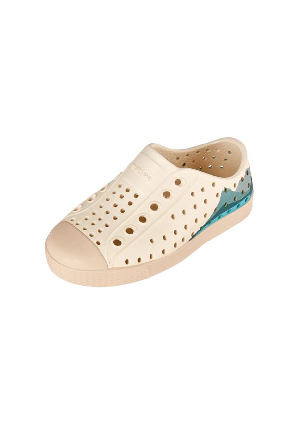 Native Shoes - Buty miejskie dziecięce NATIVE JEFFERSON BLOCK YOUTH. Okazja: na co dzień. Kolor: beżowy