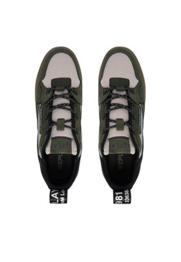 Replay - REPLAY Sneakersy GMSG9 .000.C0003L Zielony. Kolor: zielony. Materiał: skóra