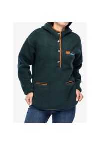 KAVU - Polar damski Kavu Roselake. Kolor: zielony. Materiał: polar