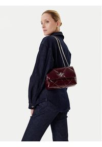 Tory Burch Torebka Kira Diamond 169326 Bordowy. Kolor: czerwony. Materiał: skórzane #4