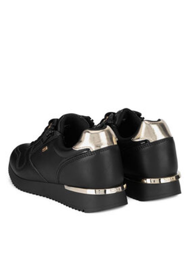 MEXX Sneakersy MI001008243W Czarny. Kolor: czarny. Materiał: skóra