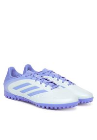Adidas - adidas Buty do piłki nożnej Copa Pure 3 Club Turf IE1170 Niebieski. Kolor: niebieski. Materiał: skóra