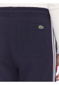 Lacoste Spodnie dresowe XF5250 Granatowy Regular Fit. Kolor: niebieski. Materiał: dresówka #3
