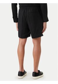 Calvin Klein Szorty materiałowe LV04LF620G Czarny Straight Fit. Kolor: czarny. Materiał: bawełna #3