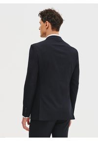 Pako Lorente - PAKO LORENTE – Granatowa marynarka garniturowa. Okazja: na studniówkę. Kolor: niebieski. Materiał: poliester, wiskoza, elastan. Styl: młodzieżowy, klasyczny #7