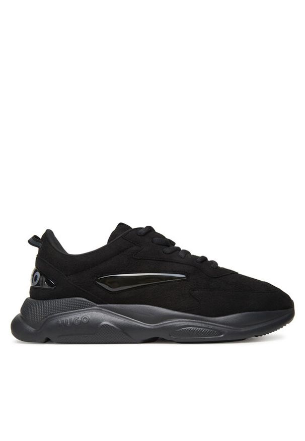 Hugo - HUGO Sneakersy Leon 50548504 Czarny. Kolor: czarny. Materiał: skóra