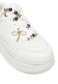 MICHAEL Michael Kors Sneakersy Hayes 43F5HYFS2L Biały. Kolor: biały. Materiał: skóra #6