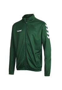 Bluza sportowa dla dorosłych Hummel Core Poly Jacket. Kolor: biały, wielokolorowy, zielony