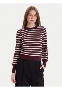 Vero Moda Sweter Happy 10336333 Fioletowy Regular Fit. Kolor: fioletowy. Materiał: syntetyk #1