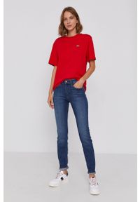 Wrangler Jeansy 615 damskie medium waist. Kolor: niebieski. Styl: klasyczny #4