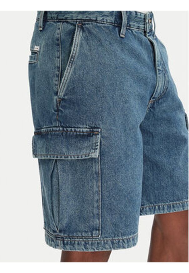 Jack & Jones Szorty jeansowe Bill 12272557 Niebieski Relaxed Fit. Kolor: niebieski. Materiał: bawełna