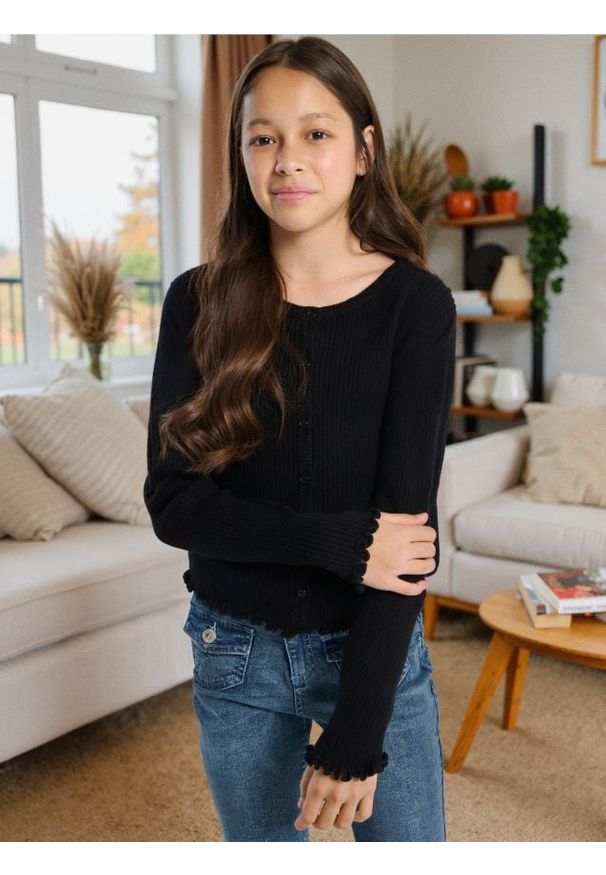 Sinsay - Sweter - czarny. Kolor: czarny