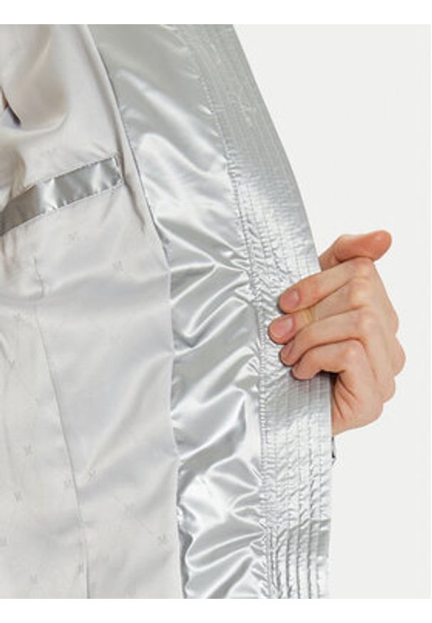 Marciano Guess Kurtka puchowa 4BGL01 7176A Srebrny Regular Fit. Kolor: srebrny. Materiał: syntetyk