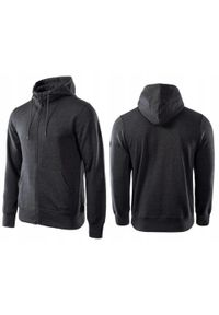 Bluza dresowa dla mężczyzn Hi-tec Silian II. Kolor: szary. Materiał: dresówka. Sport: turystyka piesza
