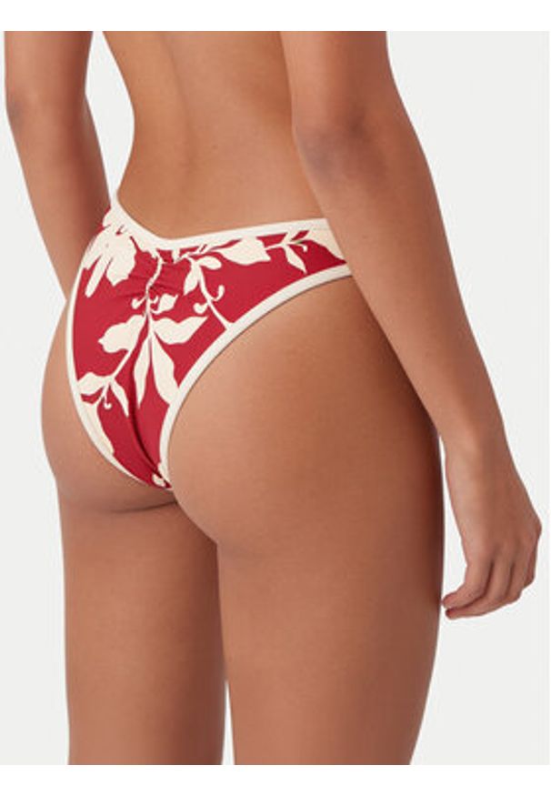 Seafolly Dół od bikini Mayflower 40707-299 Czerwony. Kolor: czerwony. Materiał: syntetyk