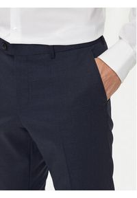 BOSS Garnitur C-Huge 50551777 Granatowy Slim Fit. Kolor: niebieski. Materiał: wełna #4