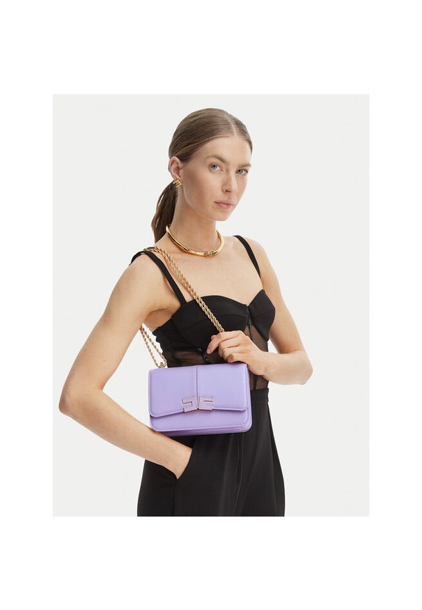 Torebka Elisabetta Franchi. Kolor: fioletowy