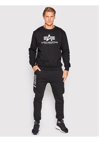 Alpha Industries Spodnie dresowe Basic 116368 Czarny Regular Fit. Kolor: czarny. Materiał: bawełna