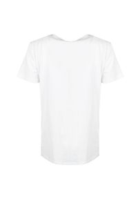 John Richmond T-Shirt "Nye" | RWP20208TS | Nye | Kobieta | Biały. Okazja: na co dzień. Kolor: biały. Materiał: bawełna. Długość rękawa: krótki rękaw. Długość: krótkie. Wzór: aplikacja. Styl: casual