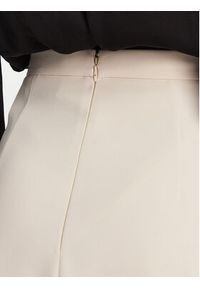 Elisabetta Franchi Spódnica mini GO-079-51E2 Écru Regular Fit. Materiał: syntetyk #5