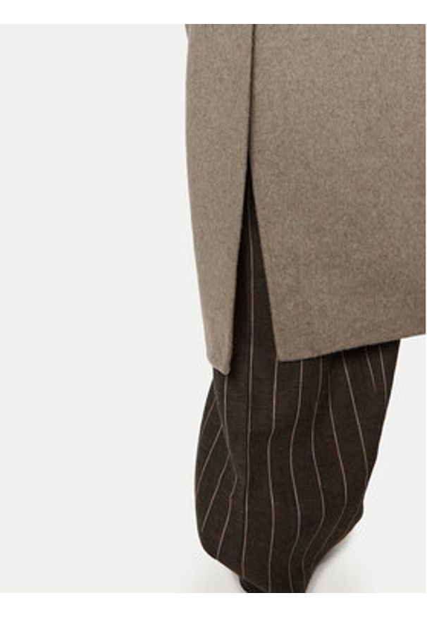 Day Birger et Mikkelsen - DAY BIRGER ÉT MIKKELSEN Płaszcz wełniany Howard DAY65243401 Beżowy Loose Fit. Kolor: beżowy. Materiał: wełna