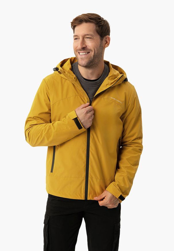 Volcano - Kurtka przeciwdeszczowa J-TOUR. Okazja: na co dzień. Typ kołnierza: kaptur. Styl: casual