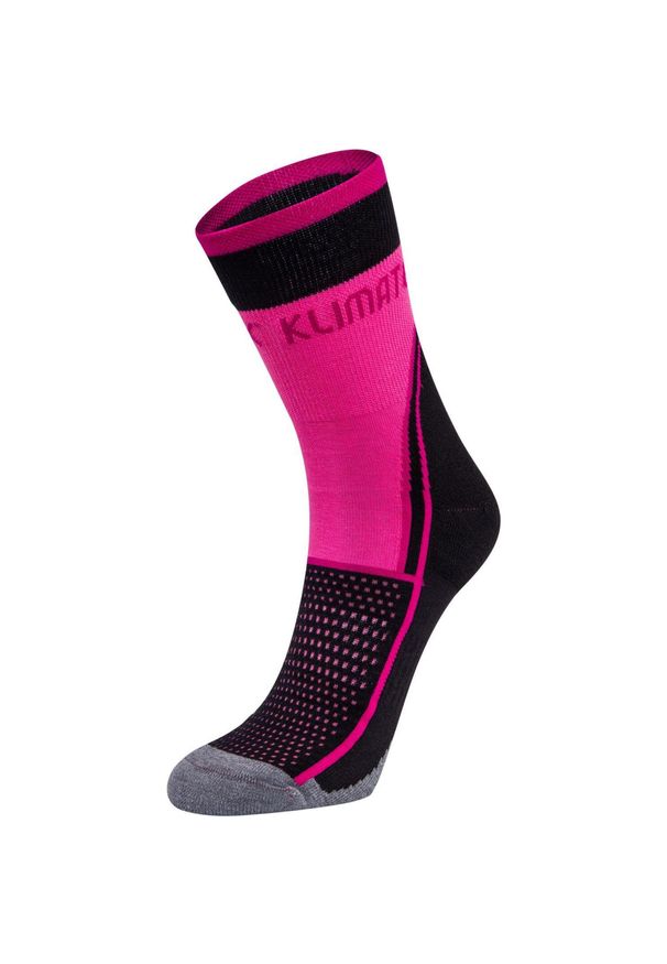 ZEAGLE - Skarpetki Sportowe Klimatex Korbin Damskie Czarna-Fuksja 42-44. Kolor: czarny. Materiał: poliester, poliamid, bawełna, elastan. Sport: fitness