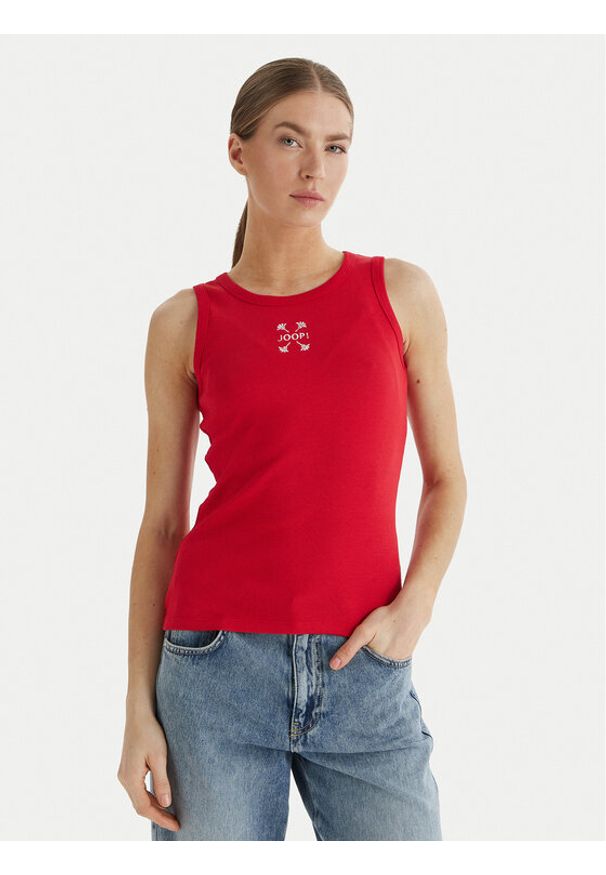 JOOP! Top 58 JW243JE423 30042835 Bordowy Regular Fit. Kolor: czerwony. Materiał: bawełna