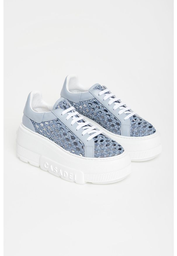 Casadei - Sneakersy damskie plecione CASADEI