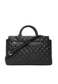 Guess Torebka Idra HWGG81 57060 Czarny. Kolor: czarny. Materiał: skórzane