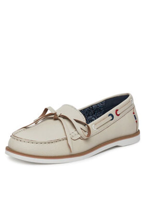 Beverly Hills Polo Club Mokasyny WI16-SKIPER-01 Beżowy. Kolor: beżowy. Materiał: skóra