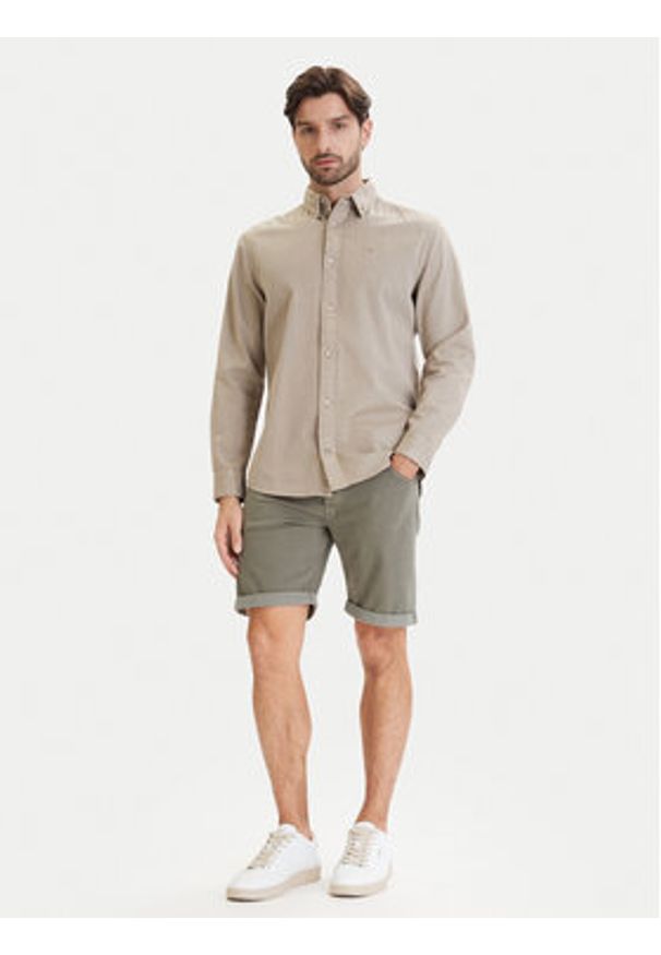 Jack & Jones Szorty materiałowe Rick 12294338 Zielony Regular Fit. Kolor: zielony. Materiał: bawełna