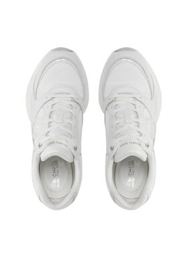 MICHAEL Michael Kors Sneakersy Zuma Trainer 43H3ZUFS2L Biały. Kolor: biały. Materiał: materiał