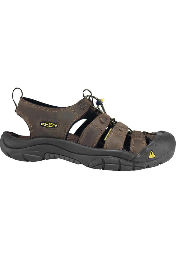 keen - Buty trekkingowe męskie Keen Newport Bison. Kolor: brązowy. Materiał: skóra, materiał