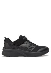 skechers - Skechers Sneakersy Texlor 403770L/BBK Czarny. Kolor: czarny. Materiał: materiał