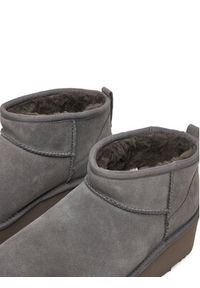 Ugg Śniegowce W Classic Ultra Mini Platform 1135092 Szary. Kolor: szary. Materiał: skóra, zamsz. Obcas: na platformie #2