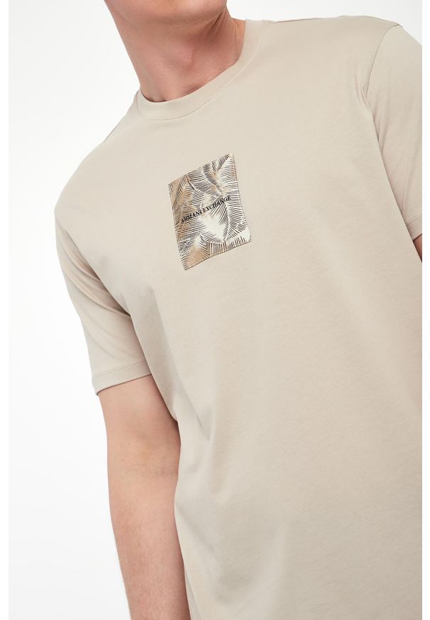 Armani Exchange - T-shirt męski z logo ARMANI EXCHANGE