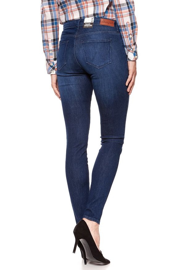 Wrangler - WRANGLER SKINNY SOFT BREEZE W28KRT21S 112128331. Wzór: aplikacja