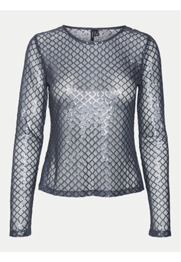 Vero Moda Bluzka Safina 10317016 Szary Regular Fit. Kolor: szary. Materiał: syntetyk
