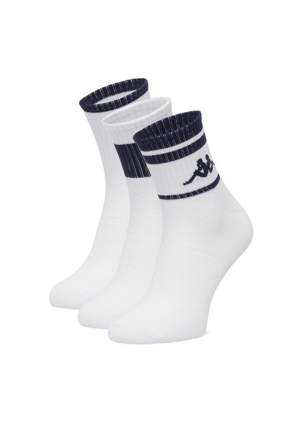 Kappa Skarpety długie CEO_KR_ANKLE_SS26 (3-PACK) Biały. Kolor: biały. Materiał: bawełna