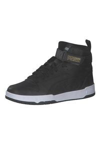 Buty do chodzenia damskie Puma Rbd Game JR. Wysokość cholewki: za kostkę. Zapięcie: sznurówki. Kolor: czarny, żółty, wielokolorowy. Materiał: syntetyk, materiał. Szerokość cholewki: normalna. Sport: turystyka piesza