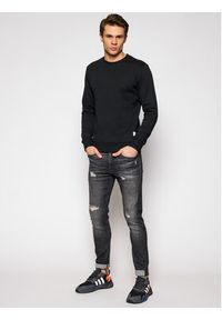 Jack & Jones - Jack&Jones Bluza Basic 12181903 Czarny Regular Fit. Kolor: czarny. Materiał: bawełna