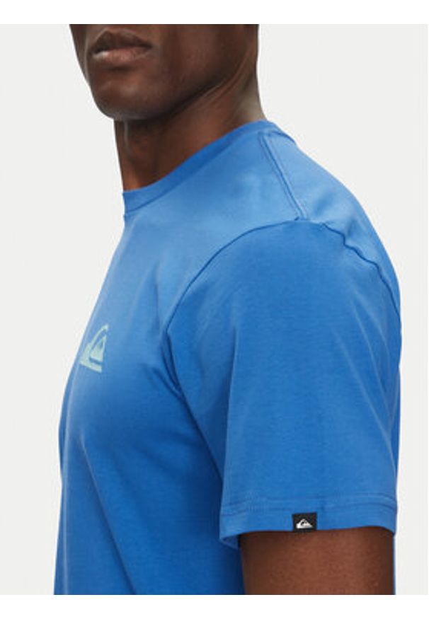 Quiksilver T-Shirt EQYZT08042 Niebieski Regular Fit. Kolor: niebieski. Materiał: bawełna