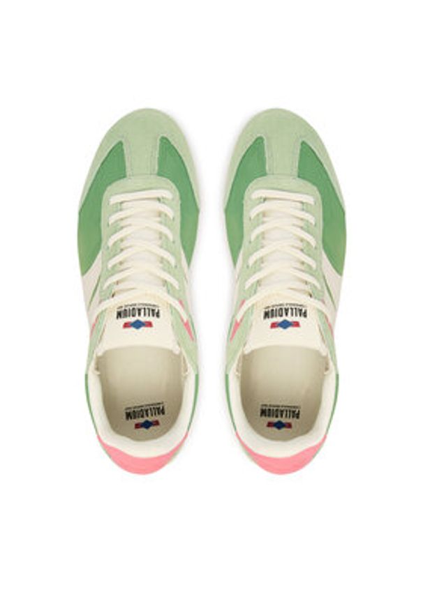 Palladium Sneakersy Pallaracer Flame 94644-399-M Zielony. Kolor: zielony. Materiał: materiał