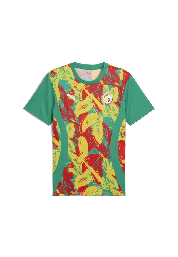 Puma - Męska koszulka przedmeczowa Senegal 2025 PUMA. Kolor: wielokolorowy, żółty, czerwony, zielony. Sport: piłka nożna