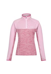 Regatta - Damska Bluza Szybkoschnąca Z Suwakiem Hepley. Kolor: fioletowy, różowy, wielokolorowy #1