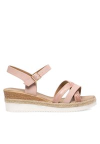 Espadryle Clara Barson. Kolor: różowy